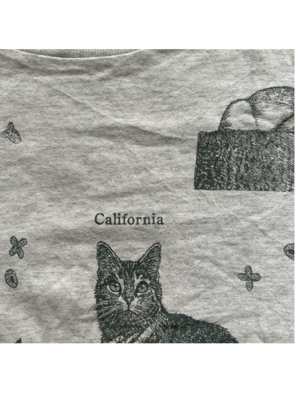 Vintage 90s California Cats AOP Rel-E-Vant shirt Made in USA Size Large - Picture 6 of 6